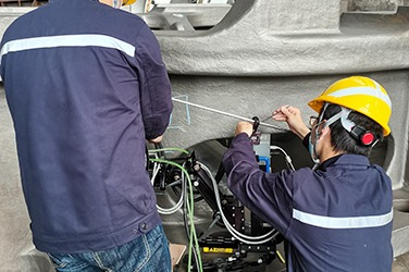 風(fēng)電底座現(xiàn)場(chǎng)殘余應(yīng)力測(cè)試